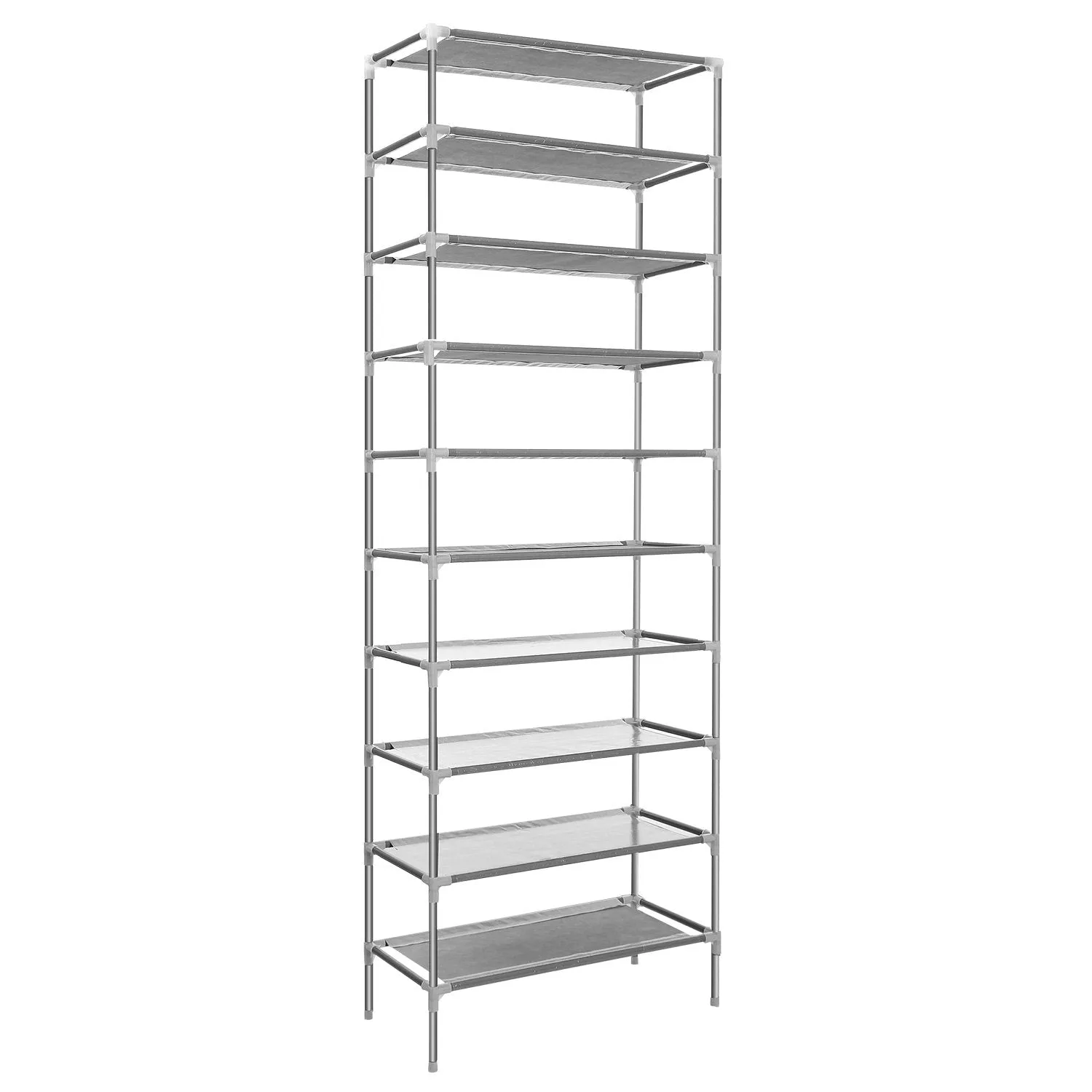 10-Tier Shoe Rack Shelves 27 Pairs Shoes Organizer