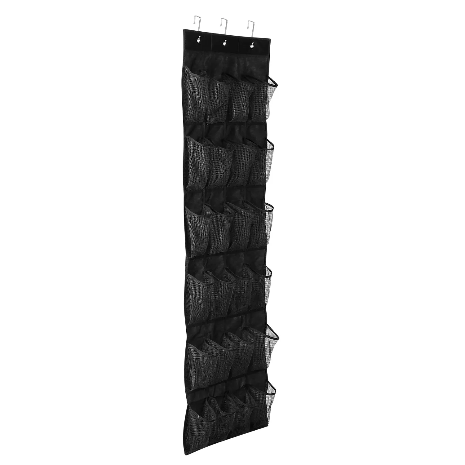 24 Pockets Over the Door Shoe Rack