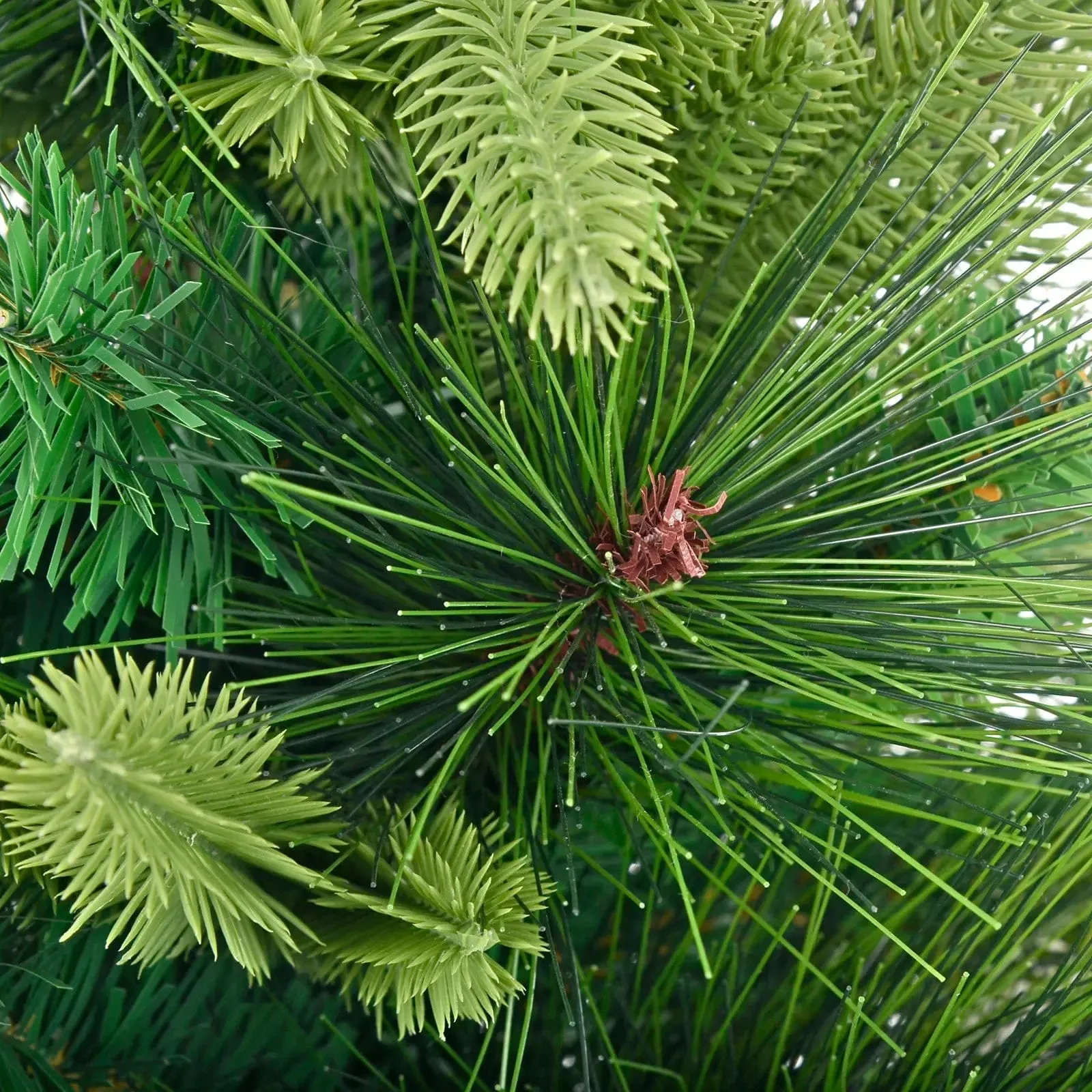 2ft (60cm) Christmas Tree Red Berries Cones Mixed Pine Jute Base