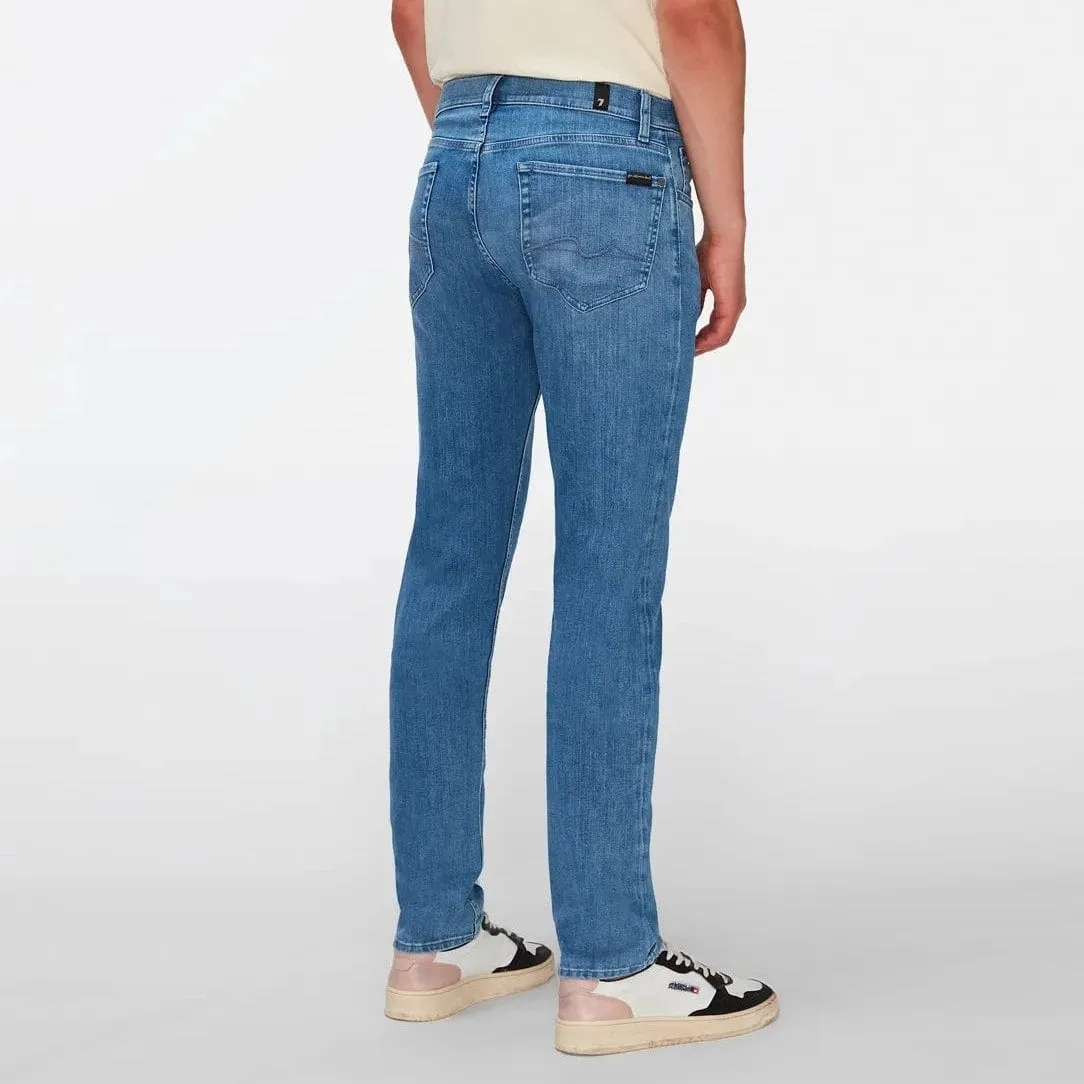 7 for all Mankind Slimmy Tapered Luxe Eco Jeans Cascade Blue