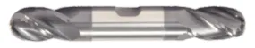 7/32" End Mill Double End Ball. W/Weldon Flats. Flute Length 9/16" OAL 3-1/2" - 4 Flutes - AlTiN Coated