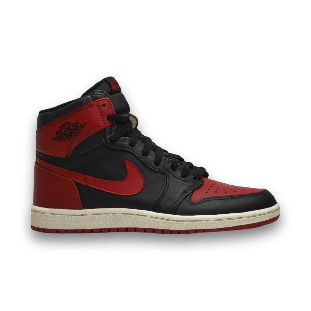 Air Jordan 1 High 'Bred' 1985 - Gently Enjoyed (Used) Men 8.5 - Rep Box