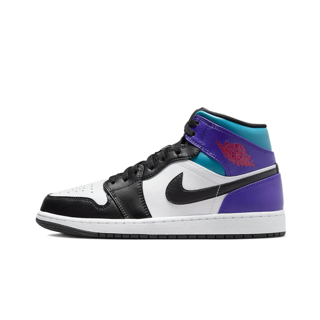 Air Jordan 1 Mid Teal Purple