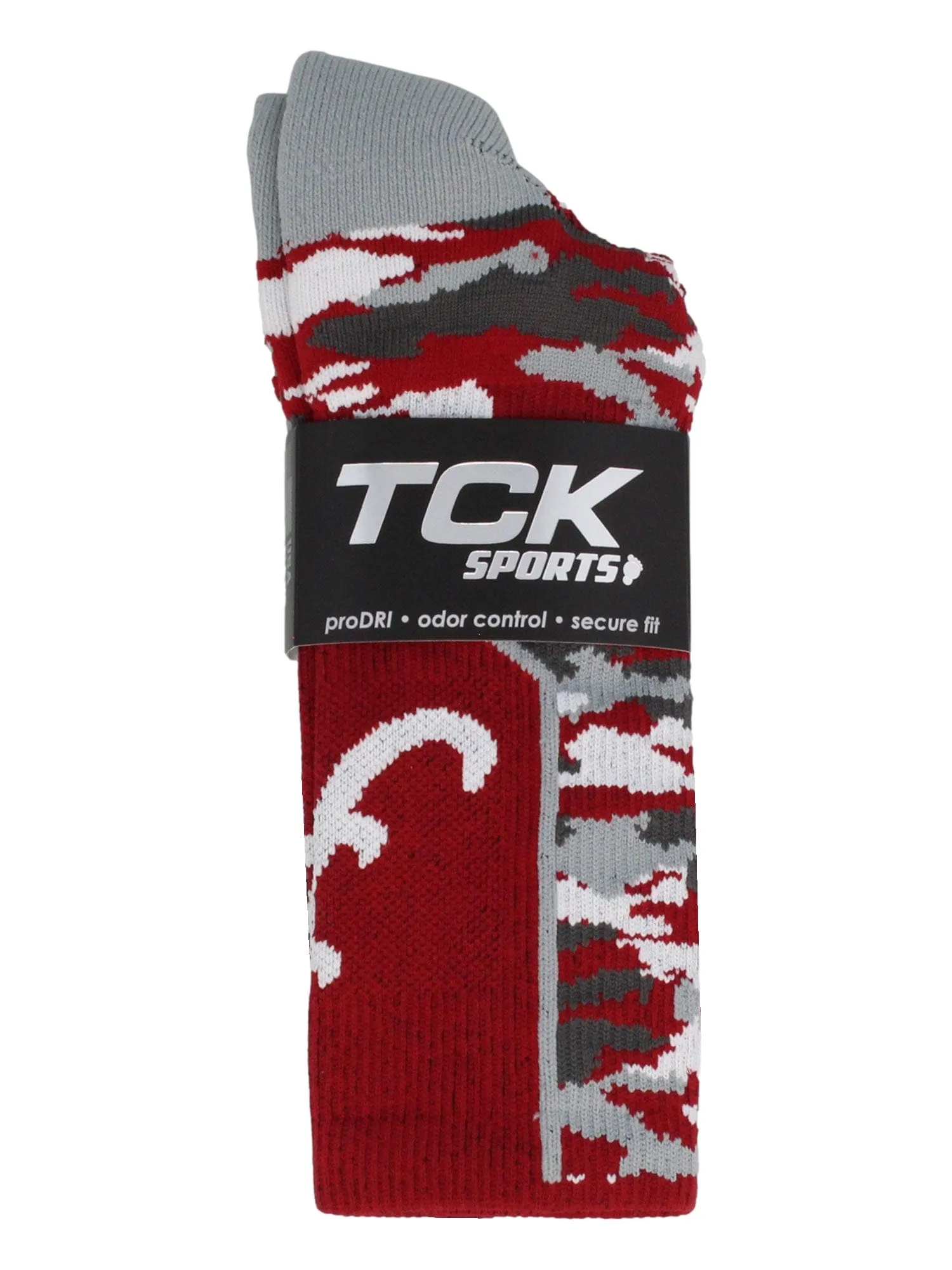 Alabama Crimson Tide Woodland Camo Crew Socks