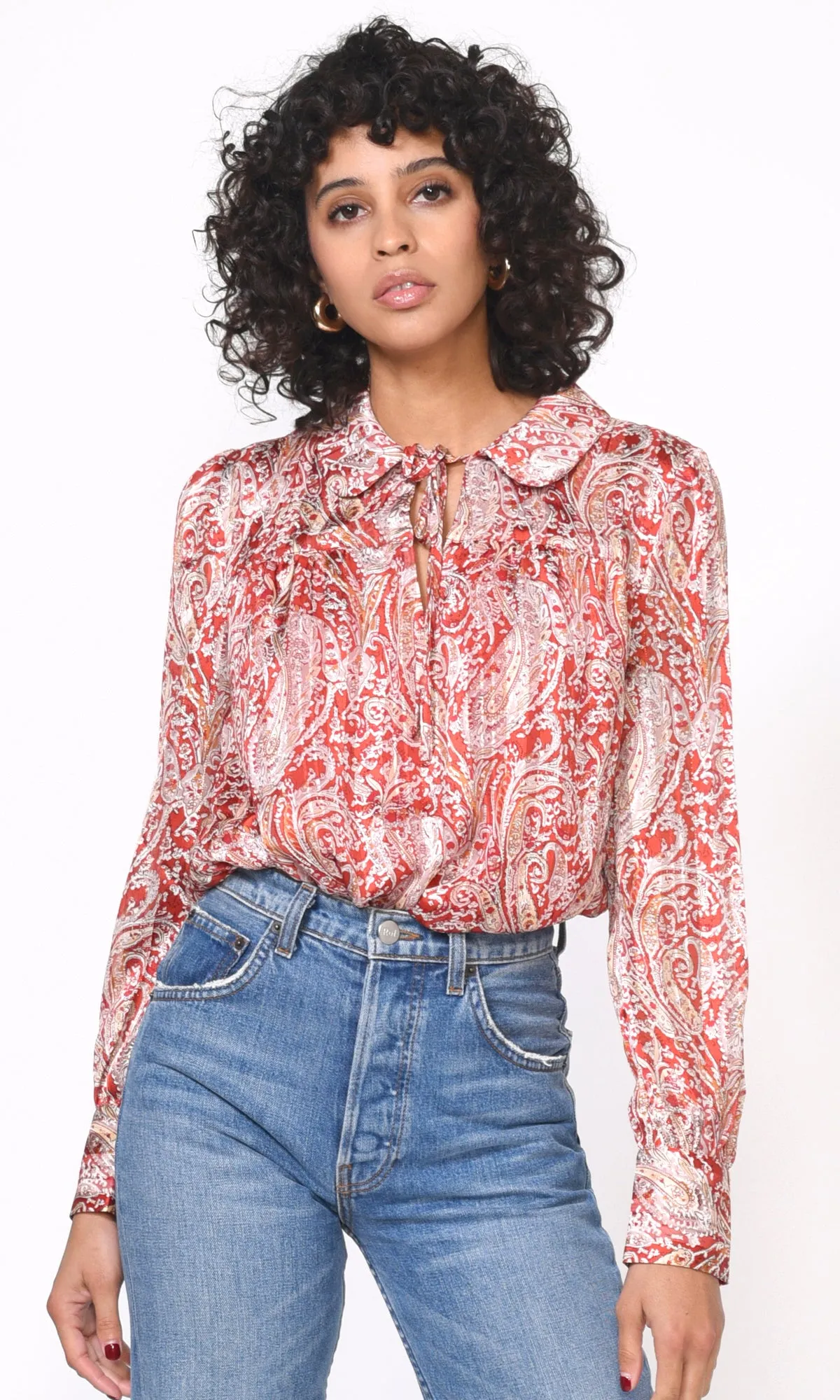 Allison Peter Pan Collared Blouse - FINAL SALE