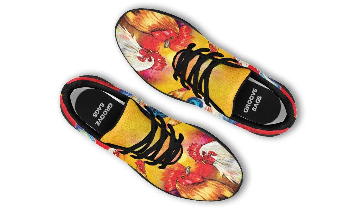 Artistic Rooster Sneakers