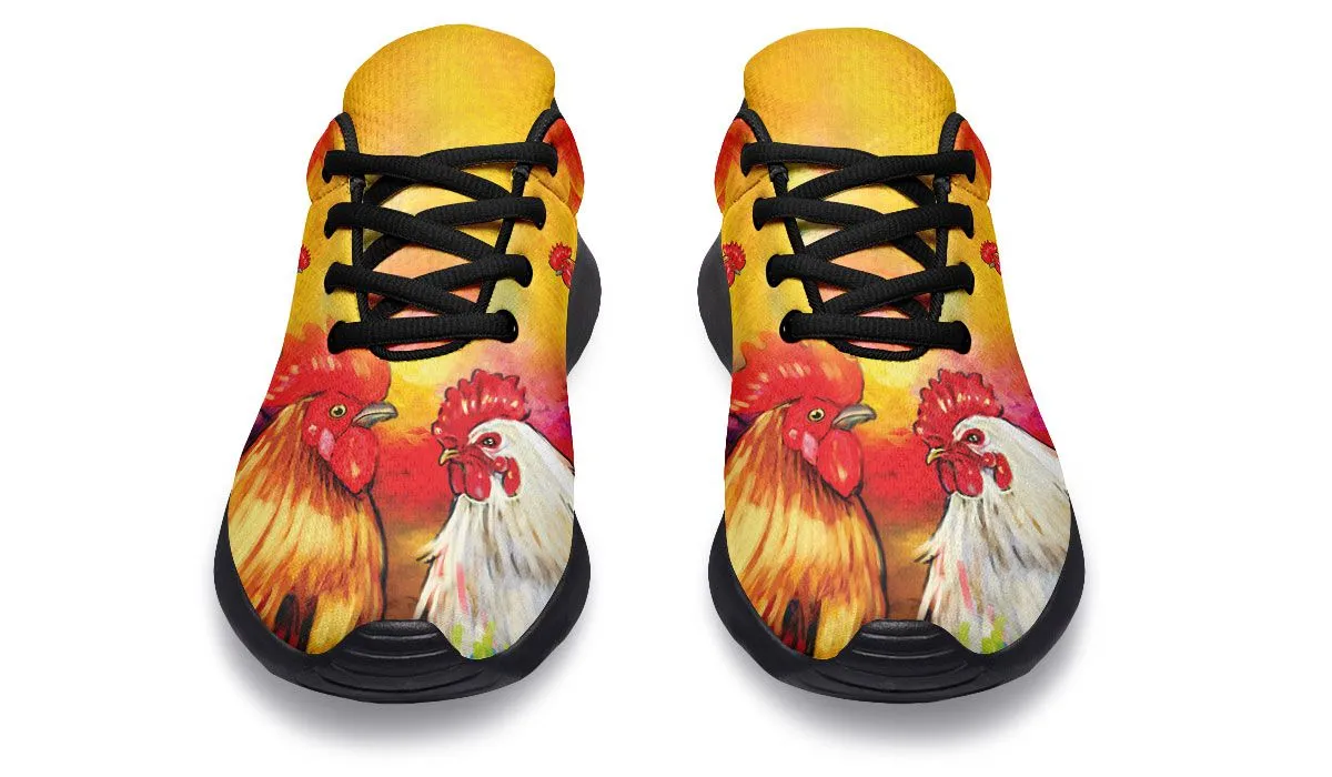 Artistic Rooster Sneakers