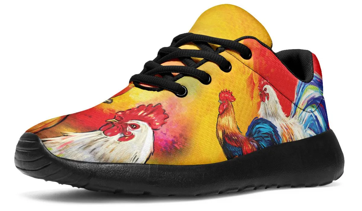 Artistic Rooster Sneakers