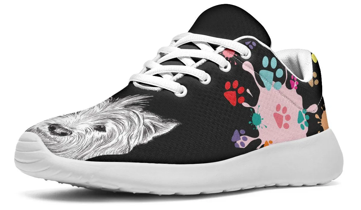 Artsy Westie Sneakers