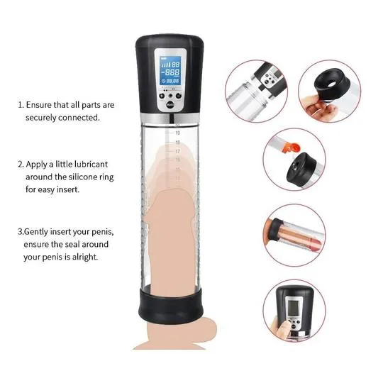 Automatic Air Pressure Device Suction Penis Pump Masturbation Cup