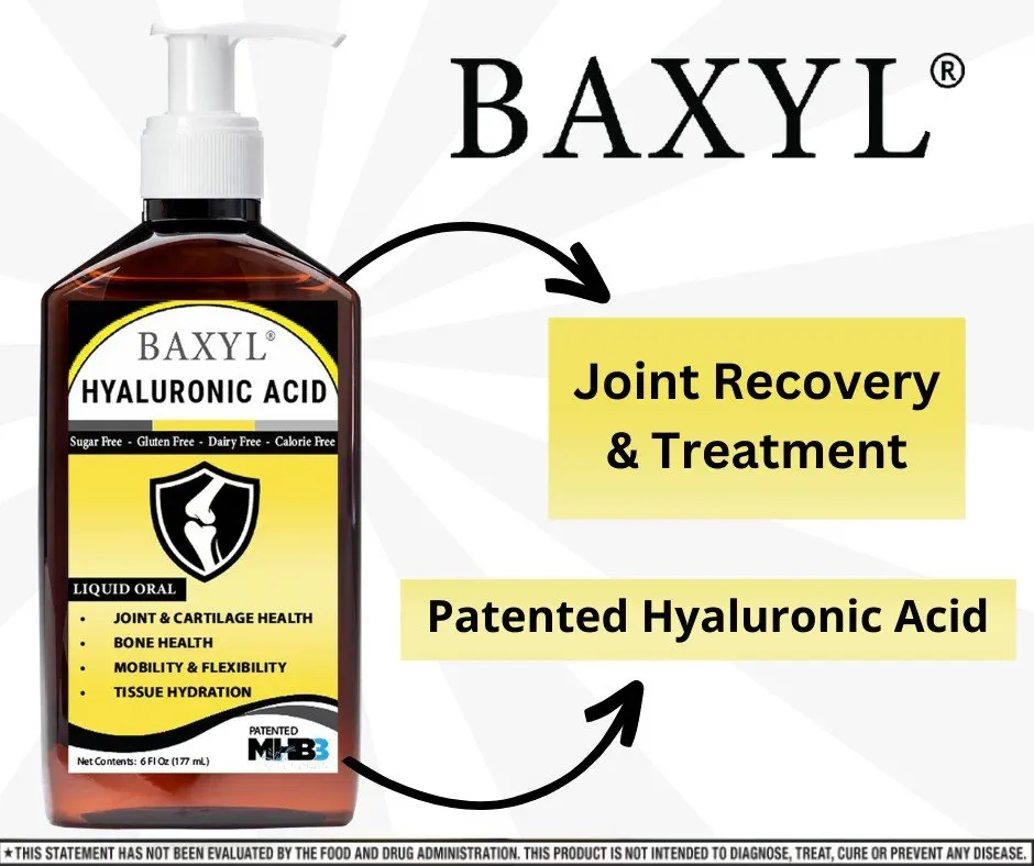 Baxyl Hyaluronic Acid Joint Supplement 6 oz Liquid