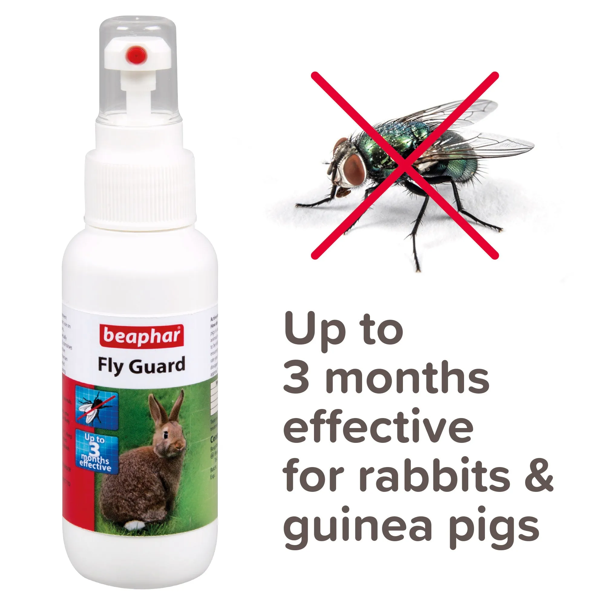 Beaphar | Rabbit & Guinea Pig Health Care | Ivermectin Fly Guard Spray - 75ml