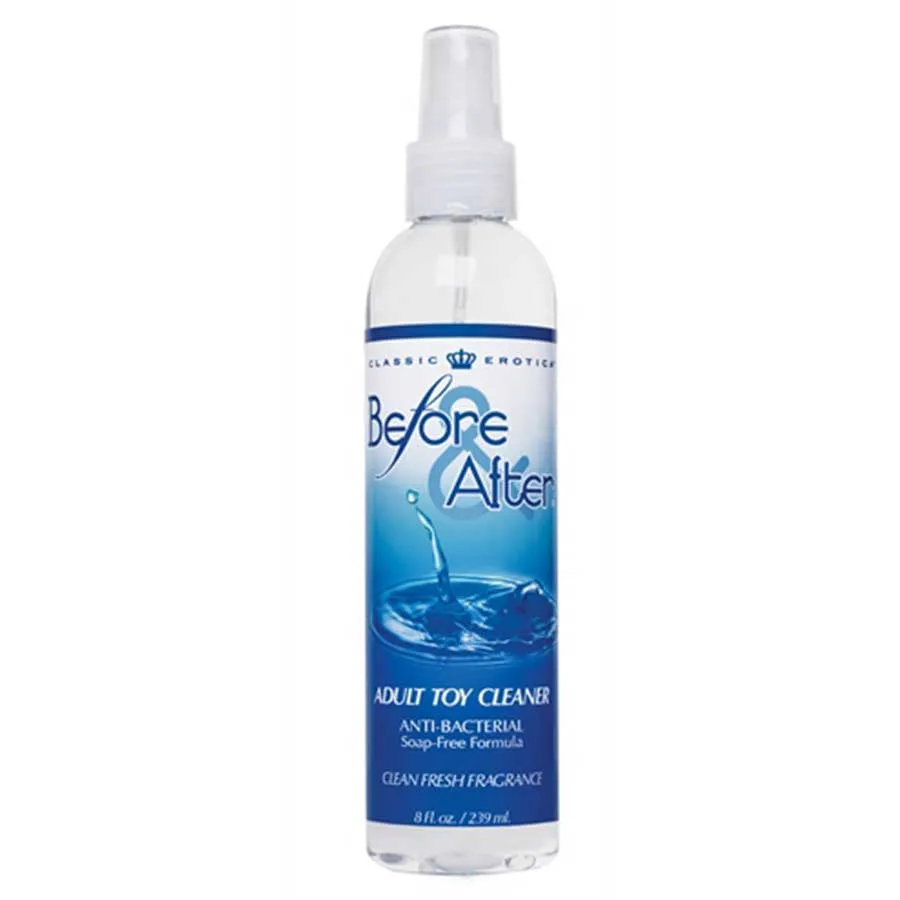 Before After Sex Toy Cleaner by Classic Brands