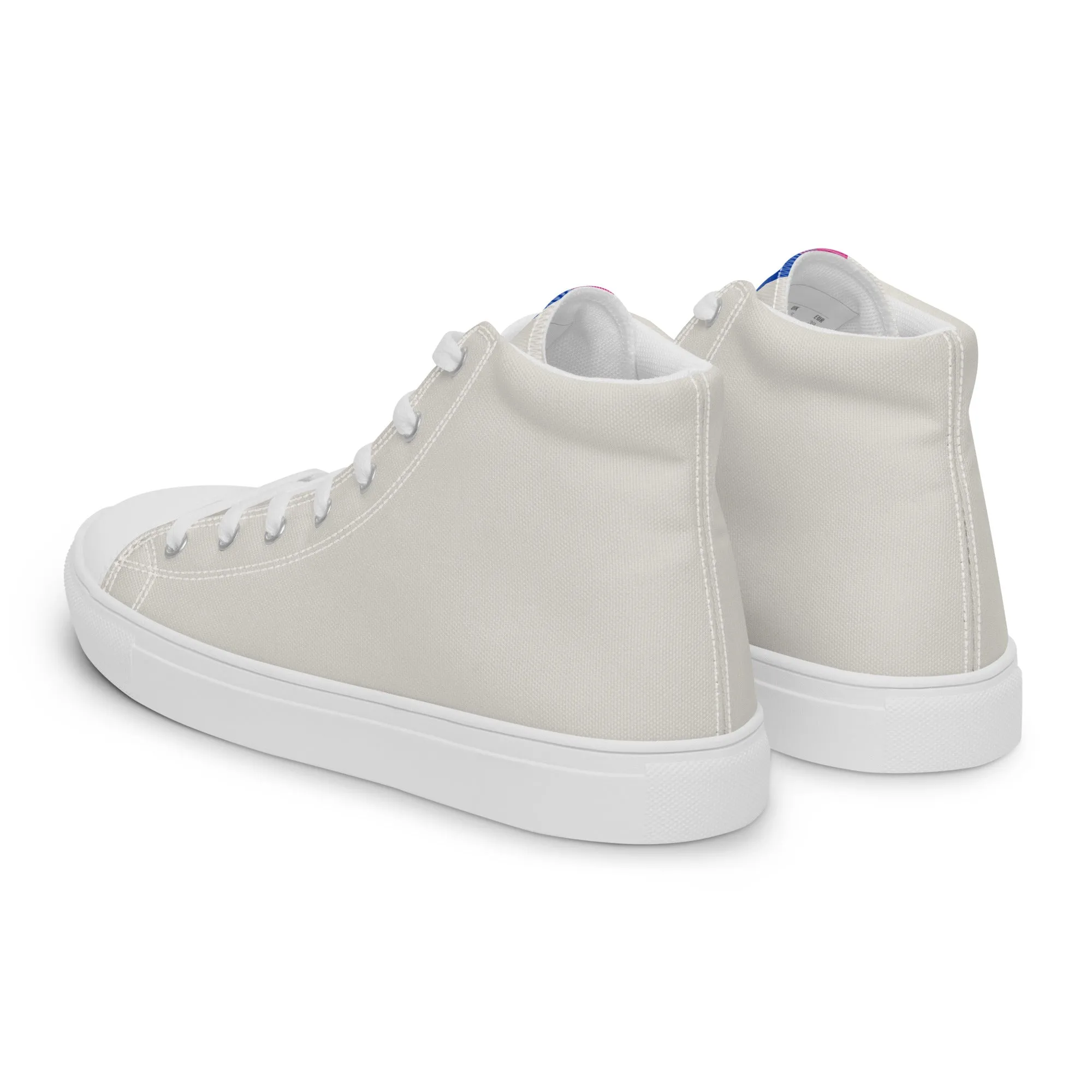 Bi Pride Hemp High Top Trainers (female sizes)