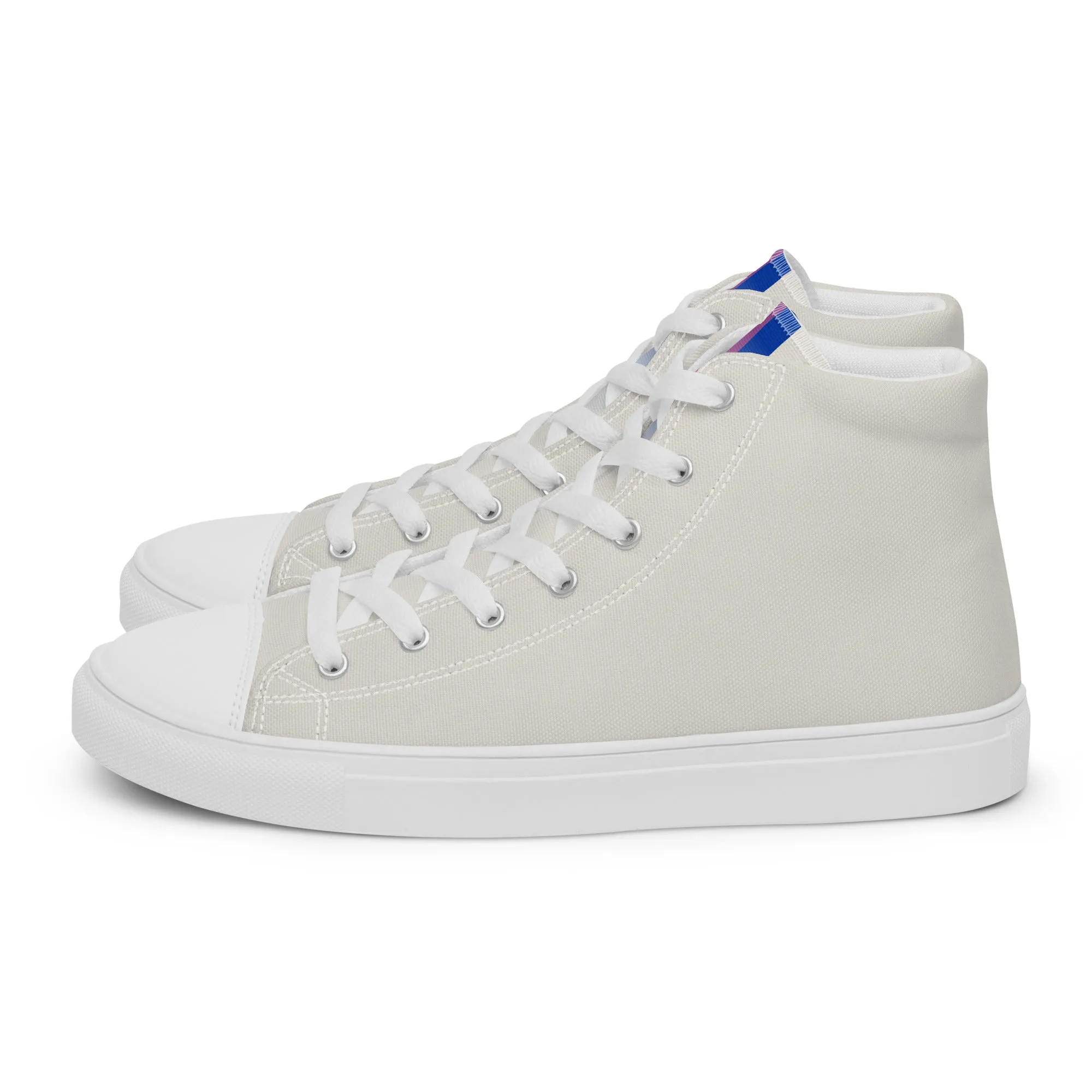 Bi Pride Hemp High Top Trainers (female sizes)