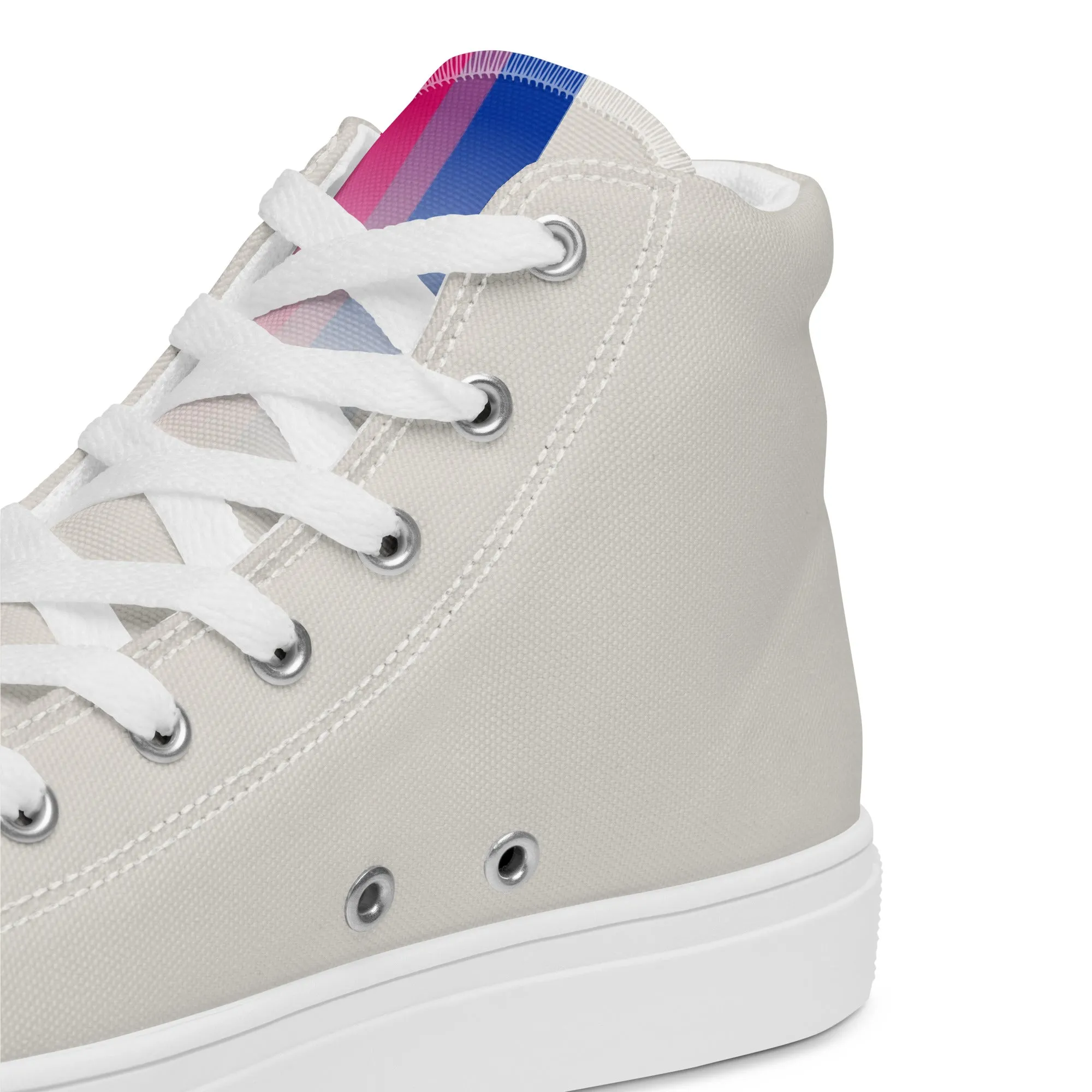 Bi Pride Hemp High Top Trainers (male sizes)