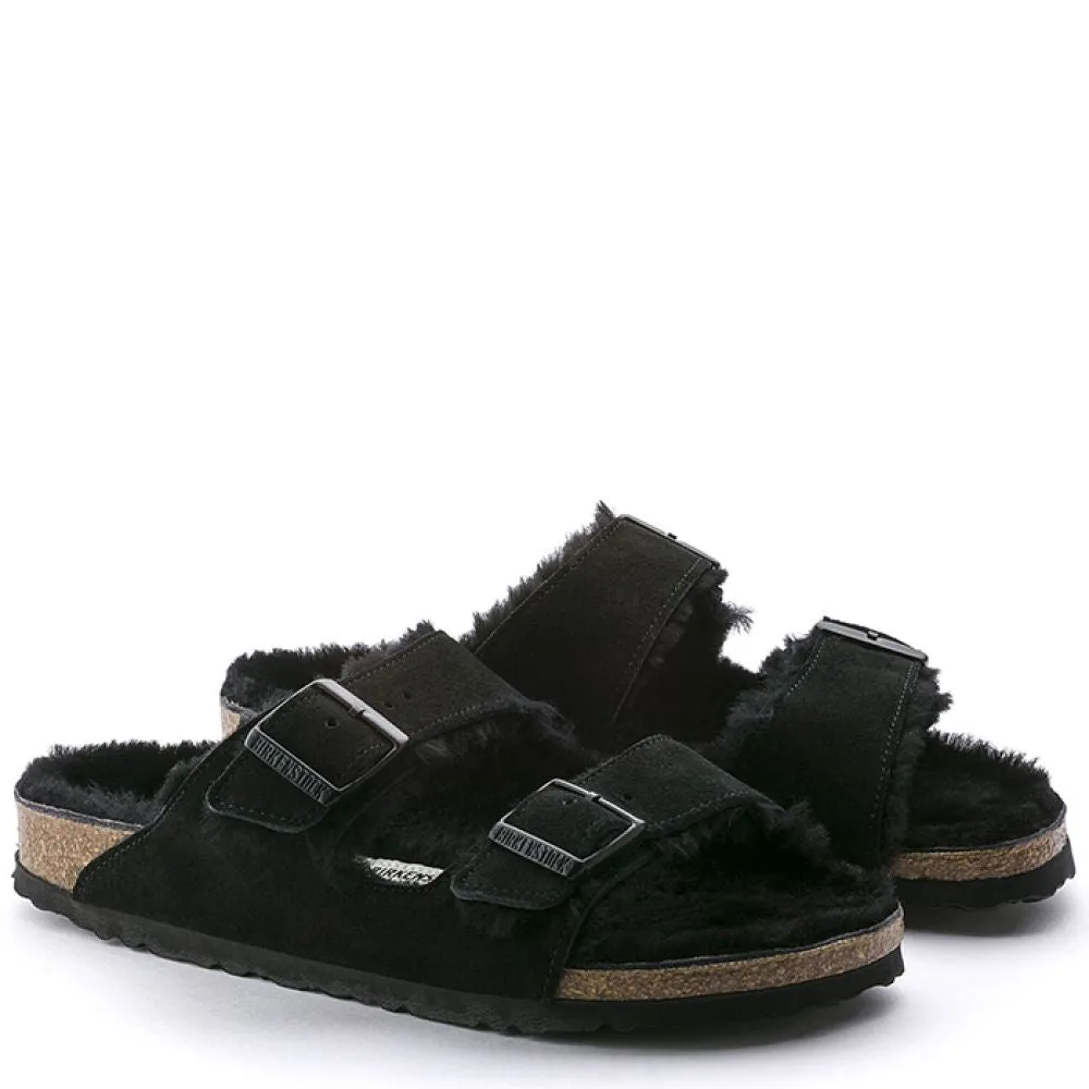 Birkenstock Arizona Shearling in Black