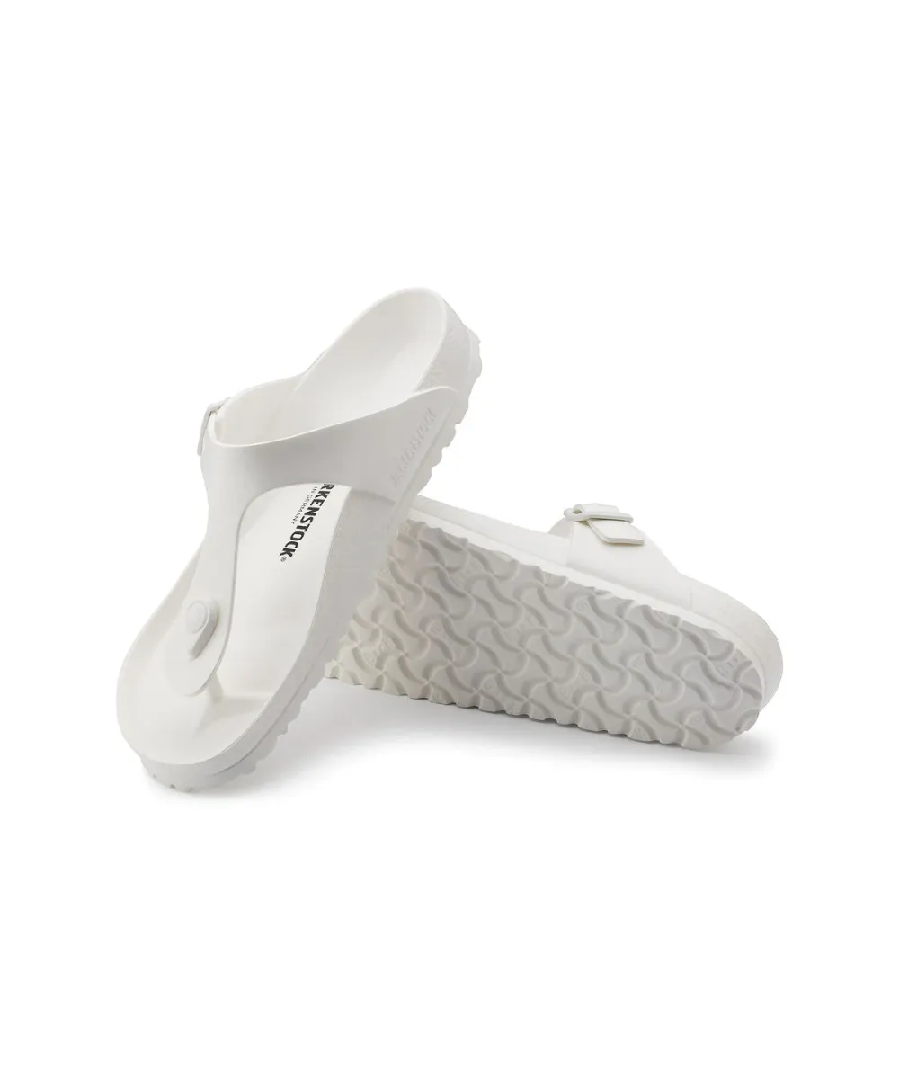 BIRKENSTOCK GIZEH ESSENTIALS IN WHITE