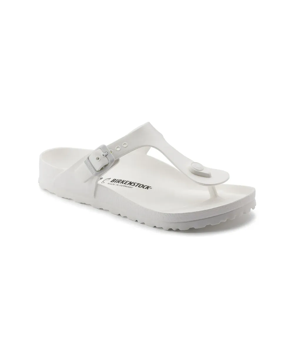 BIRKENSTOCK GIZEH ESSENTIALS IN WHITE