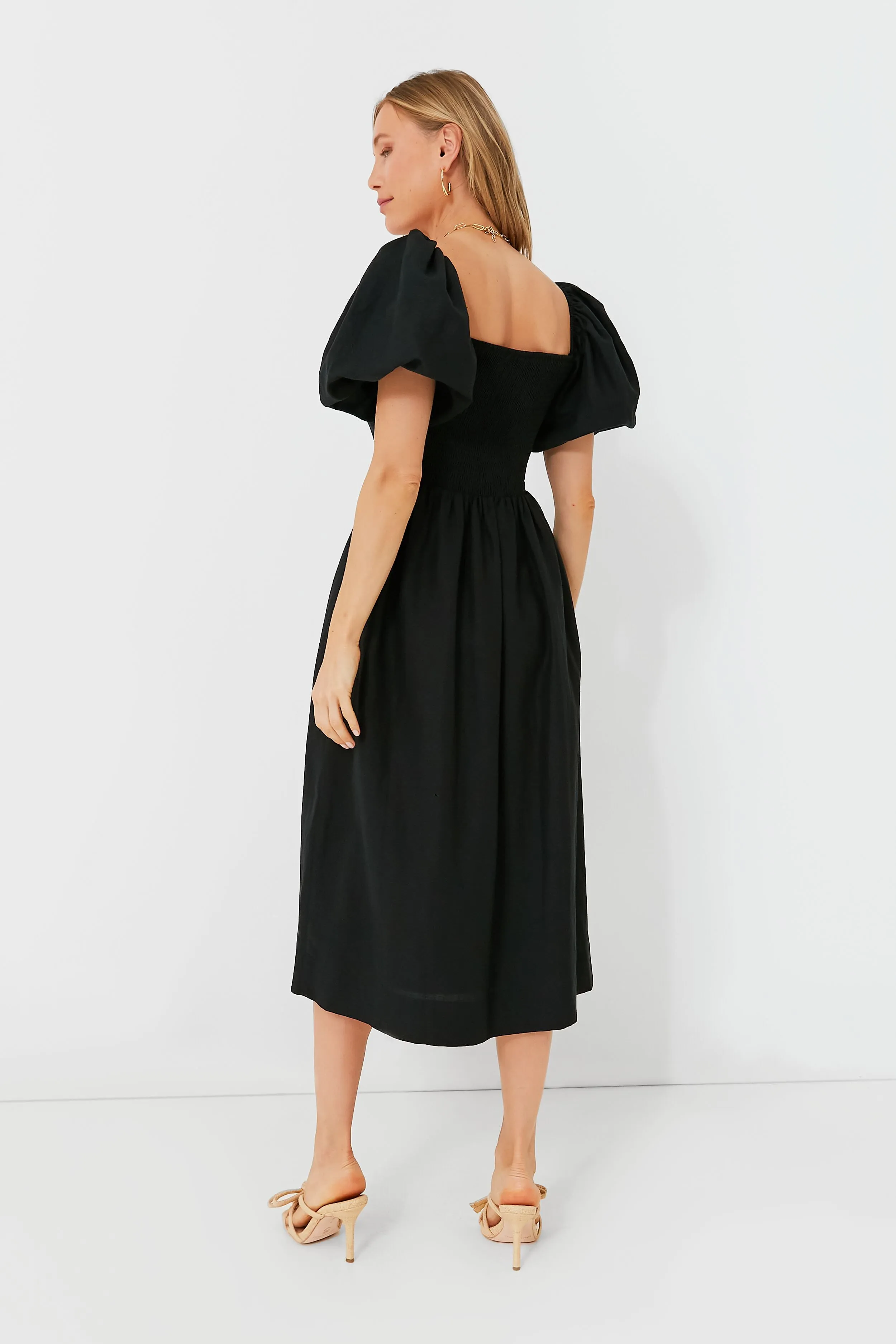 Black Alexis Midi Dress