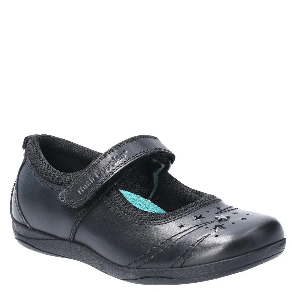 Black Amber Junior School Shoes