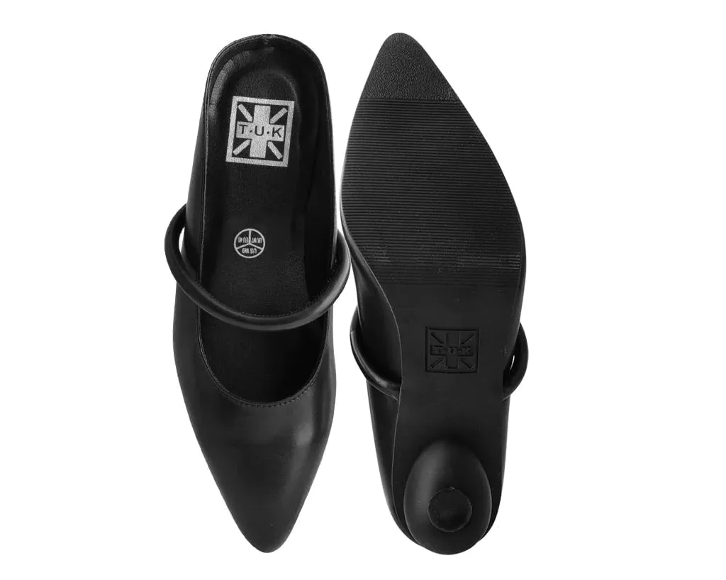 Black TUKskin™ Ball Heel