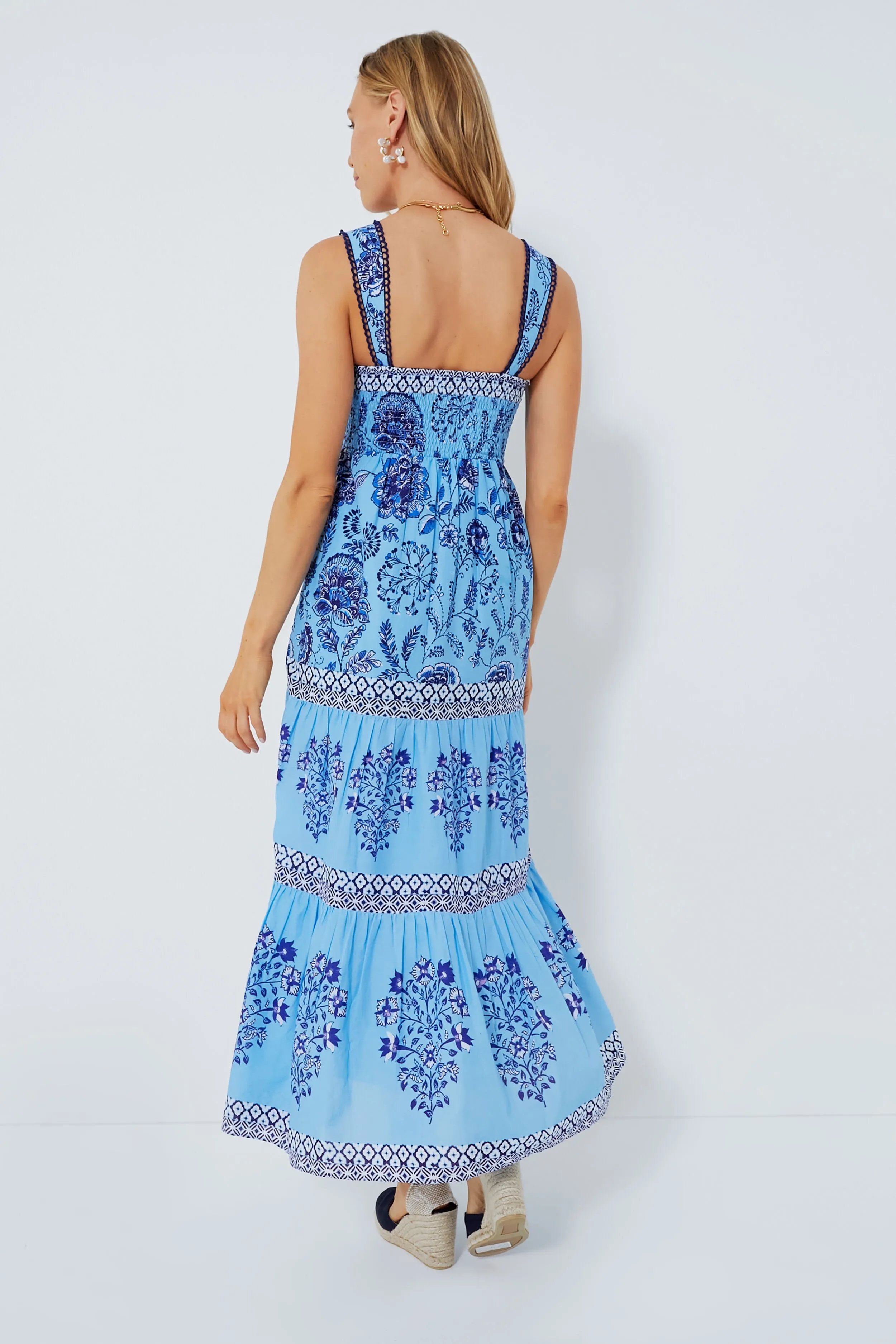 Blue Hebe Midi Dress