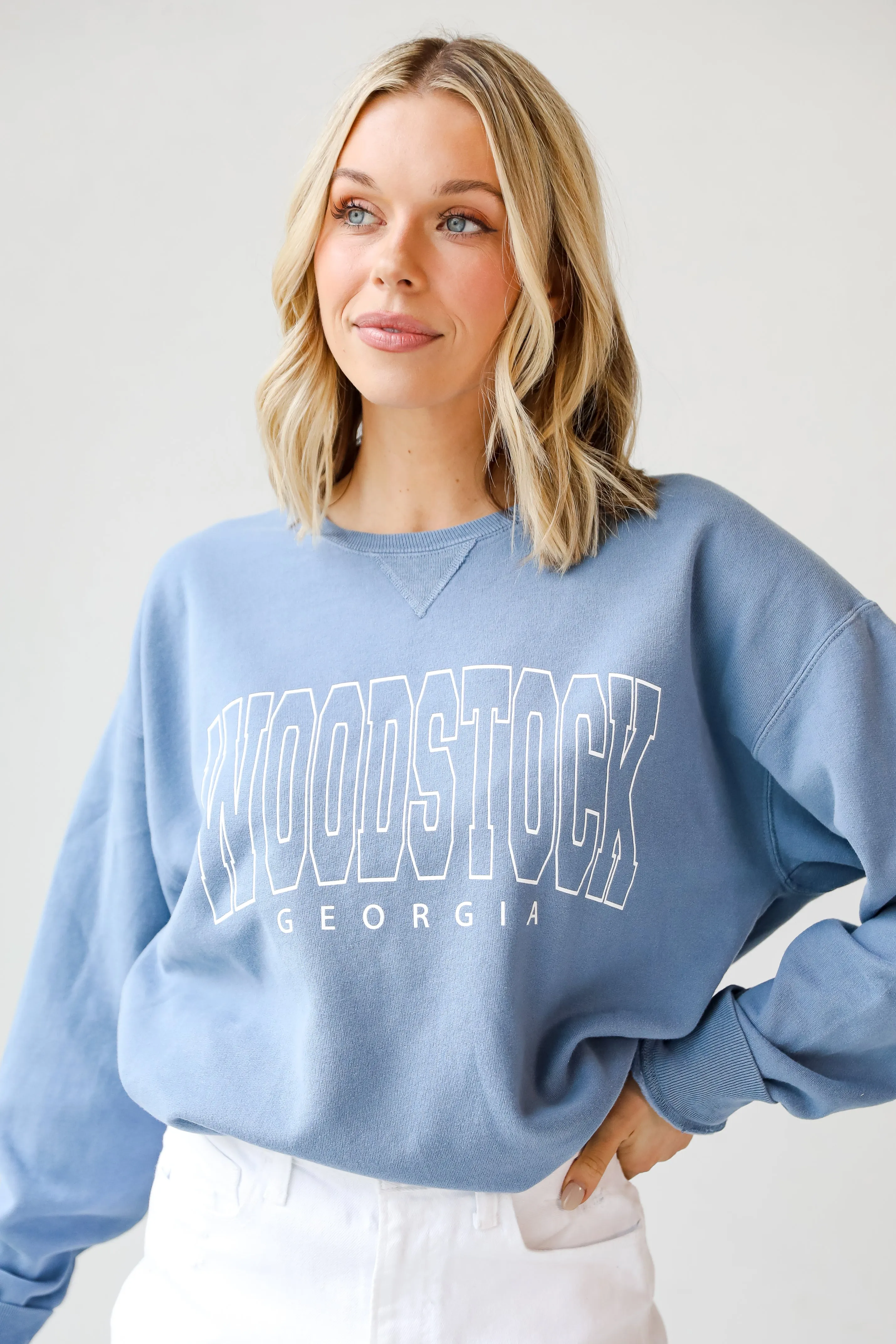 Blue Woodstock Georgia Sweatshirt