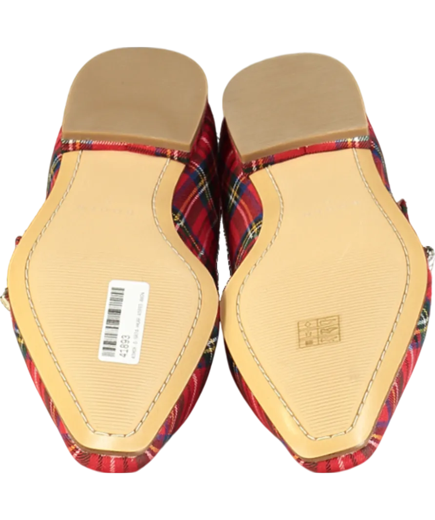 Boden Red Vic Chisel Toe Mary Janes UK 8 EU 41 👠