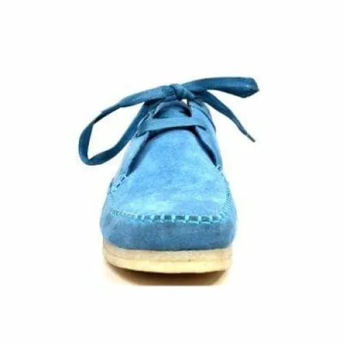 British Walkers Weaver Somerset Men's Aqua Blue Suede