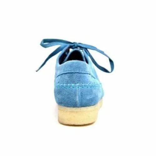 British Walkers Weaver Somerset Men's Aqua Blue Suede