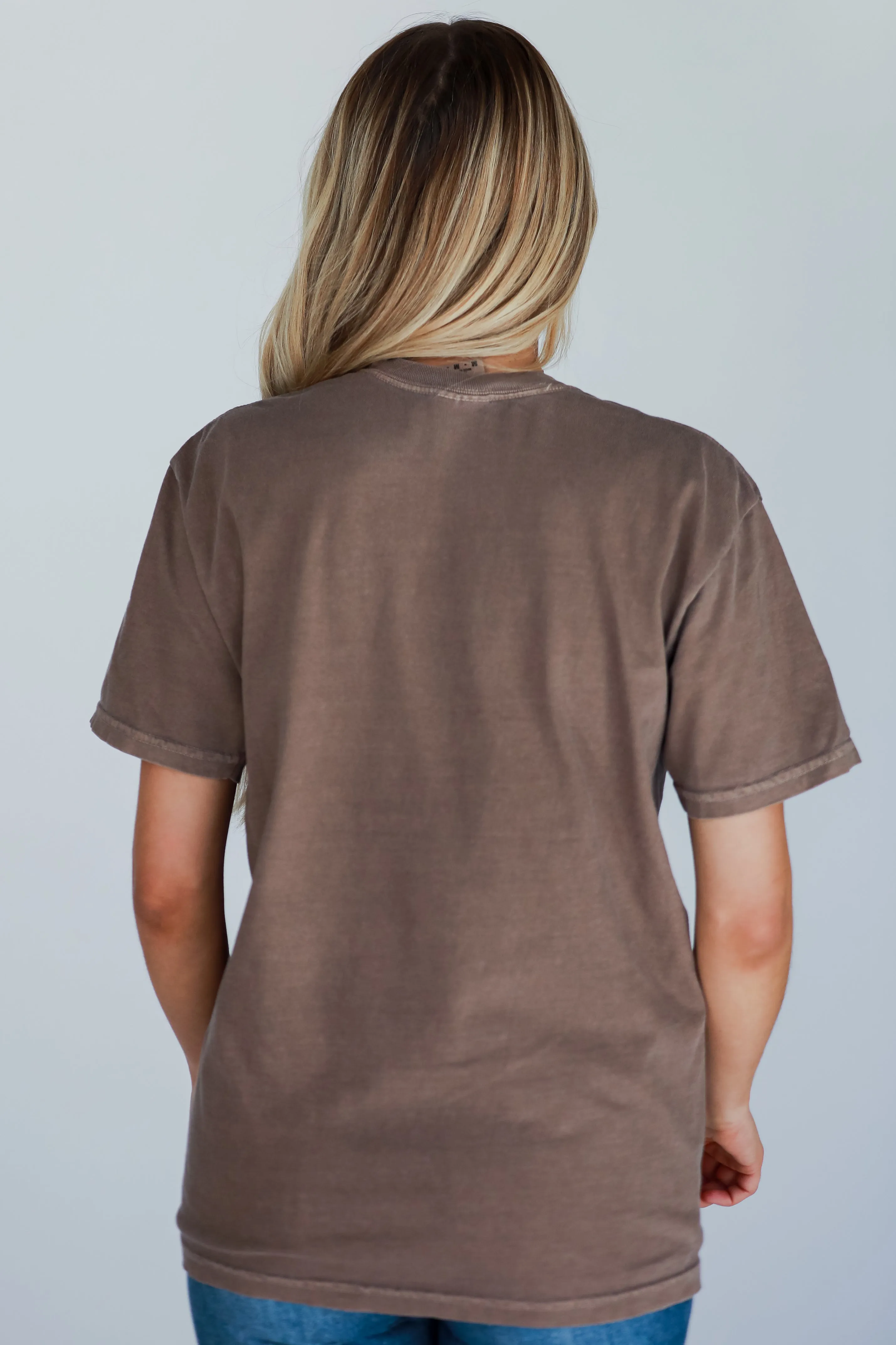 Brown Savannah Georgia Script Tee