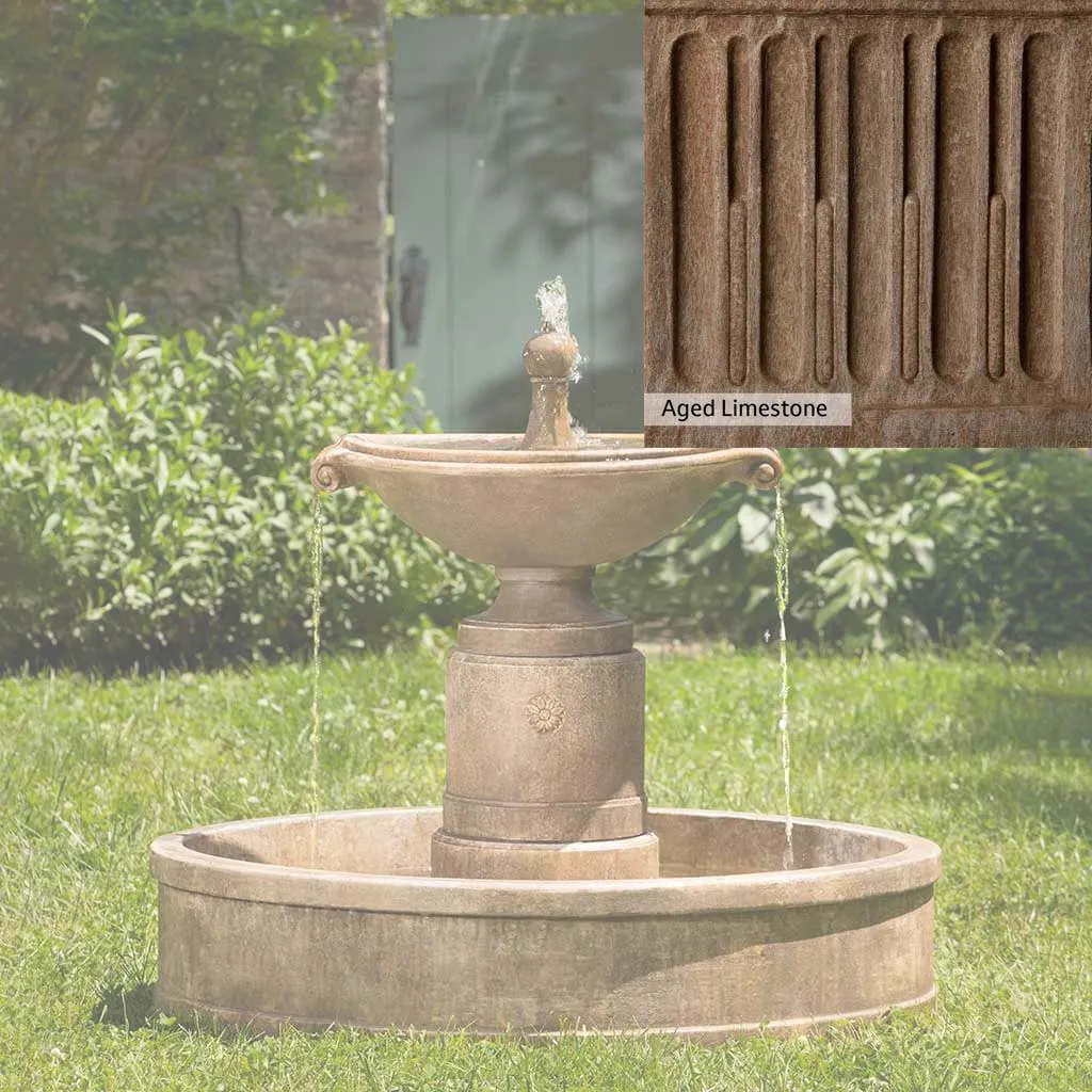 Campania International Borghese Fountain in Basin