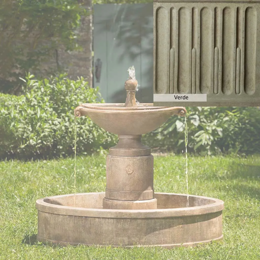 Campania International Borghese Fountain in Basin