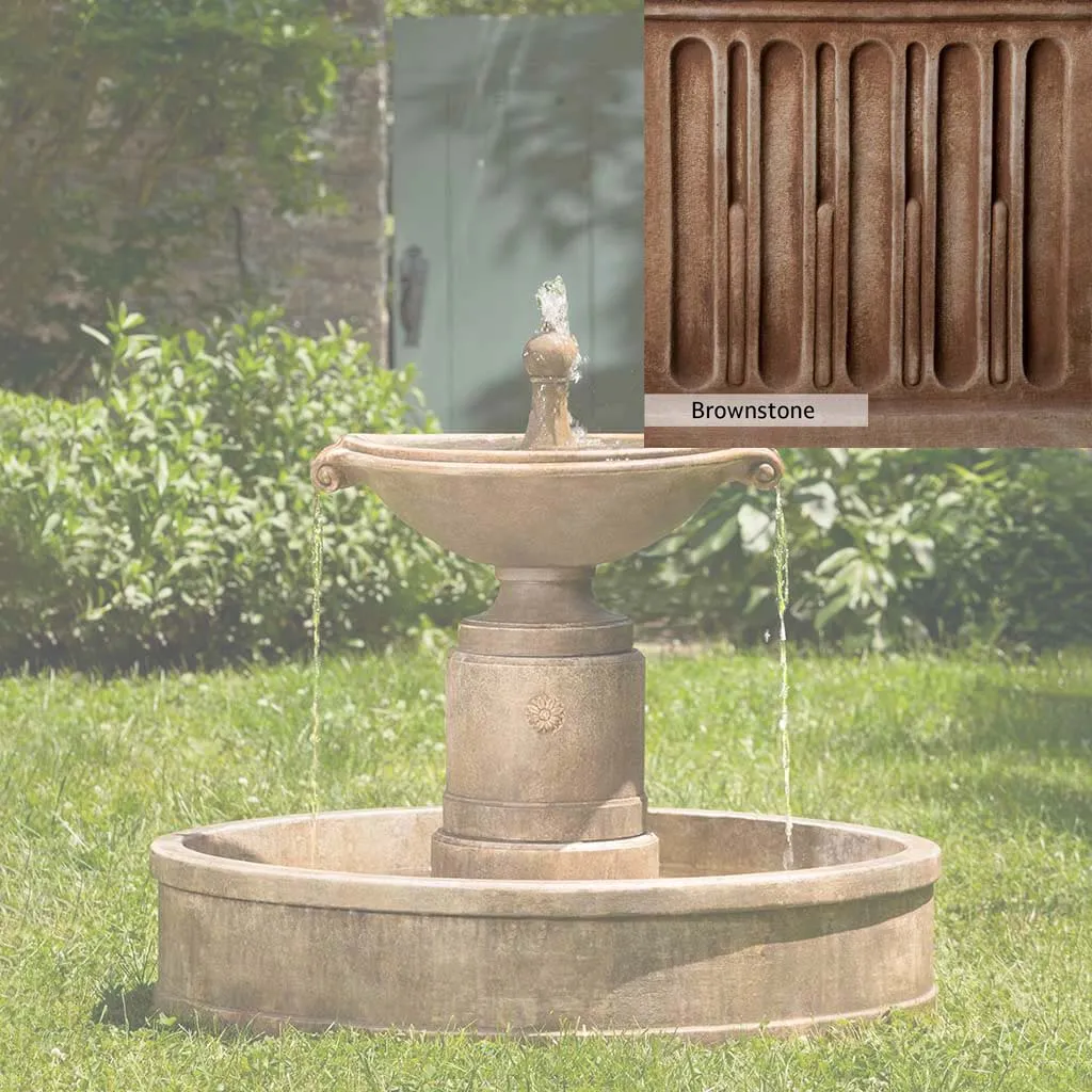 Campania International Borghese Fountain in Basin