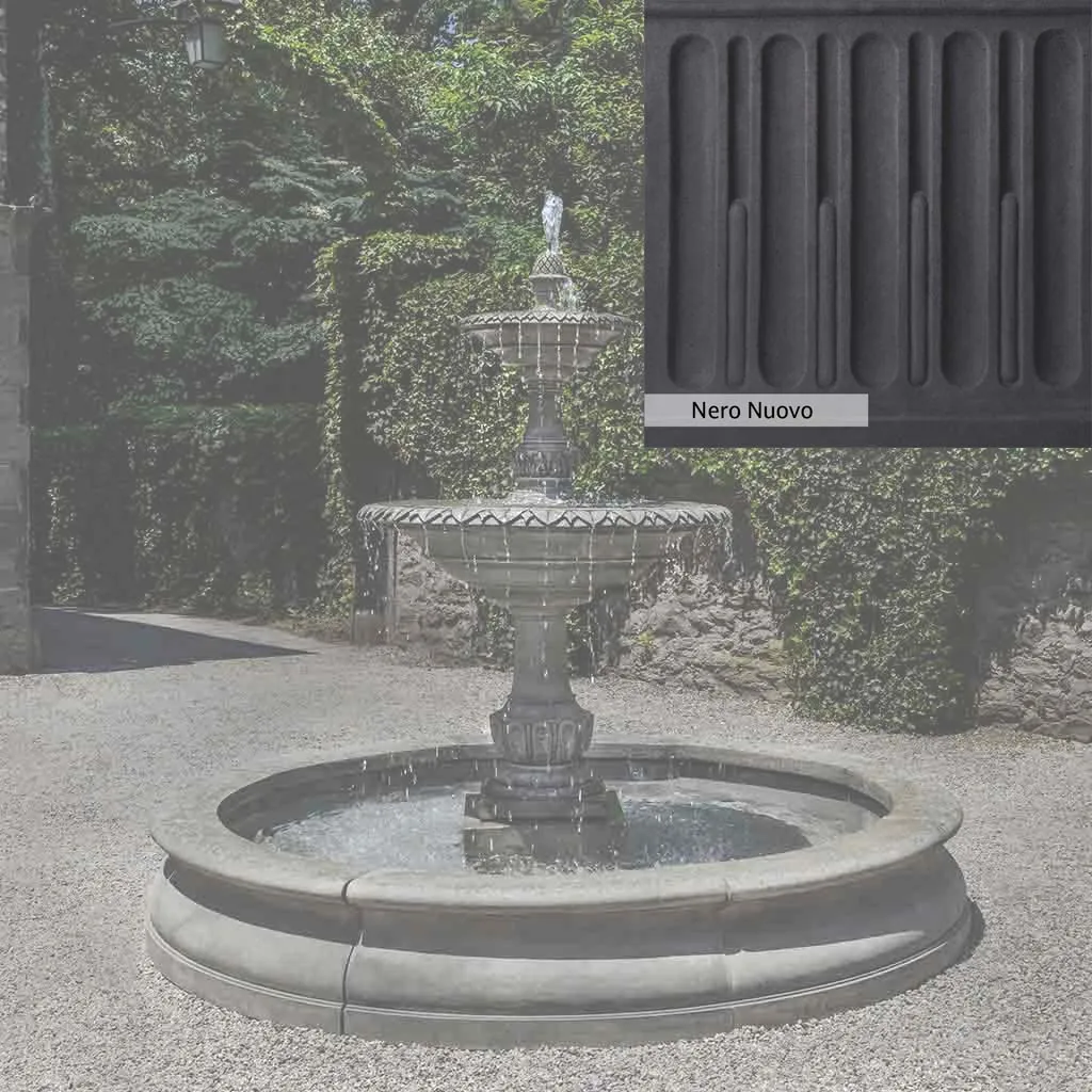 Campania International Charleston Garden Fountain in Basin