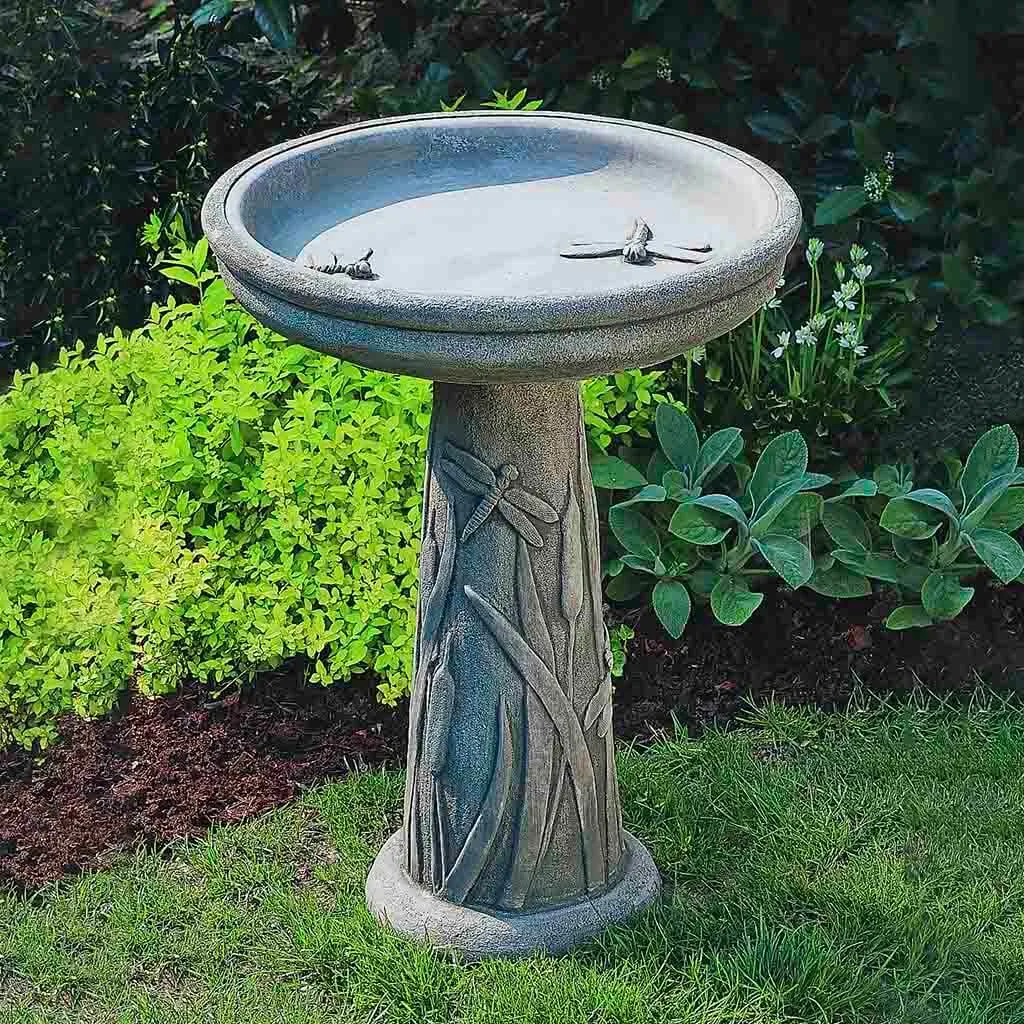 Campania International Dragonfly Birdbath