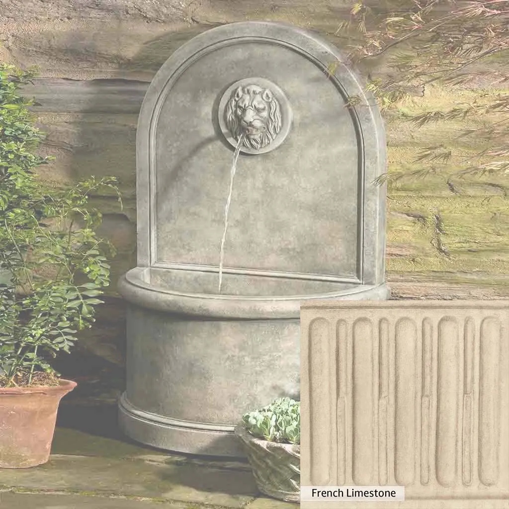 Campania International Lion Wall Fountain