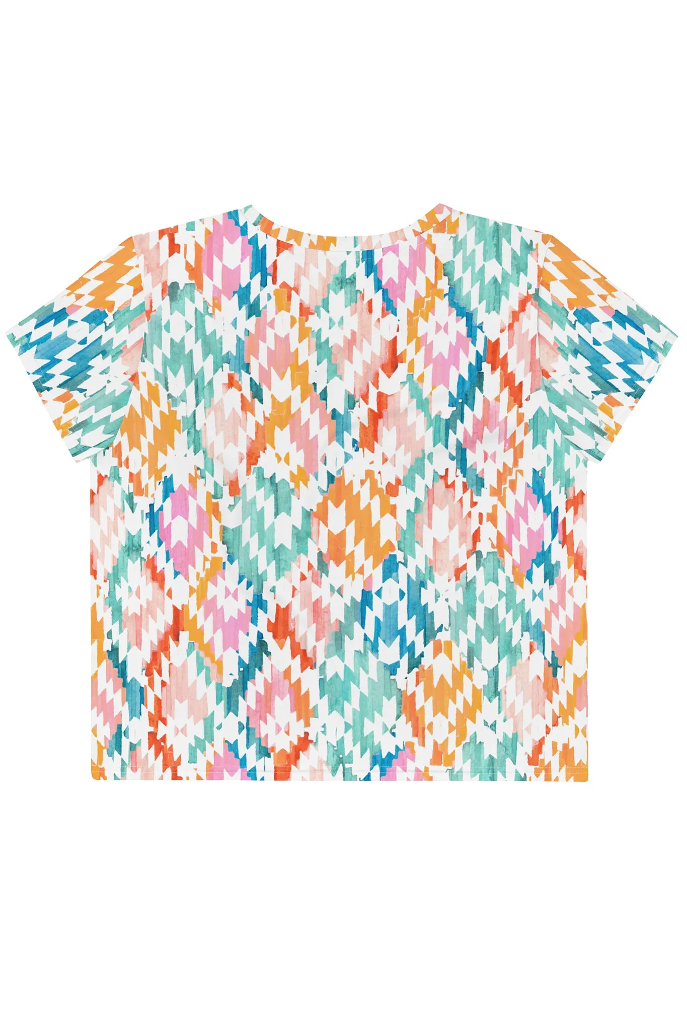 Carnival Ikat Crop Tee