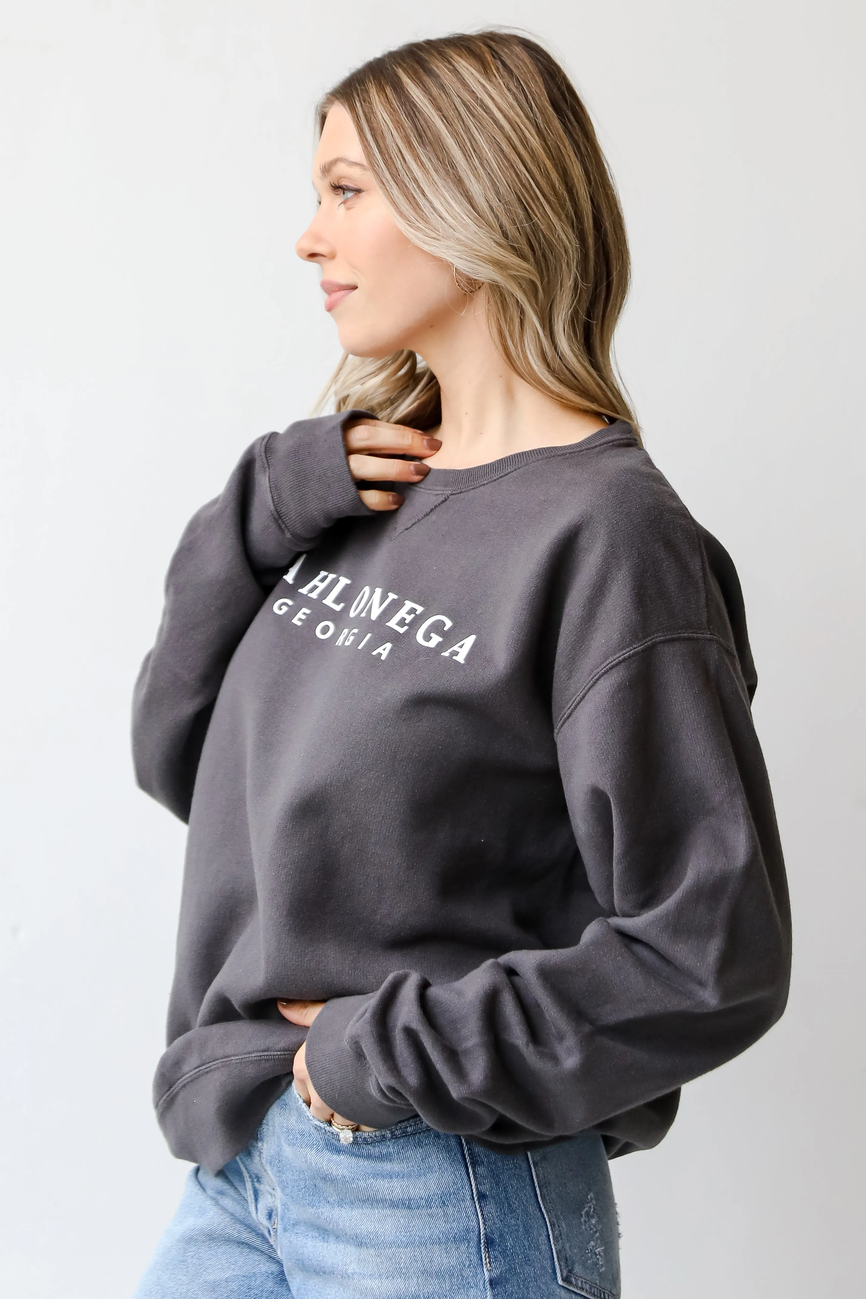 Charcoal Dahlonega Georgia Sweatshirt