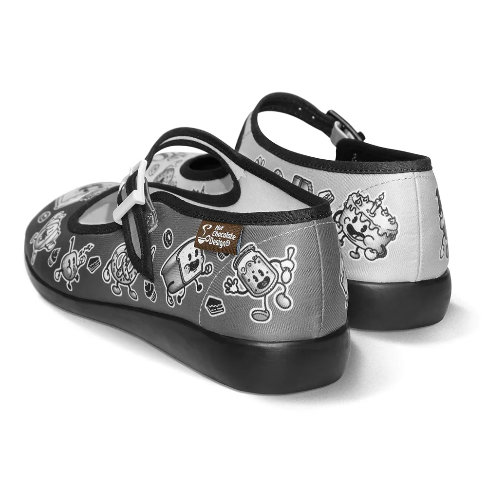 Chocolaticas® Cartoon Women's Mary Jane Flat