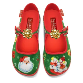 Chocolaticas® Christmas Joy Women's Mary Jane Flat