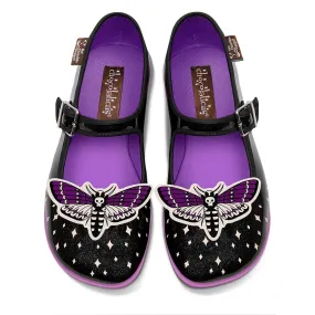 Chocolaticas® Death Moth Women's Mary Jane Flat