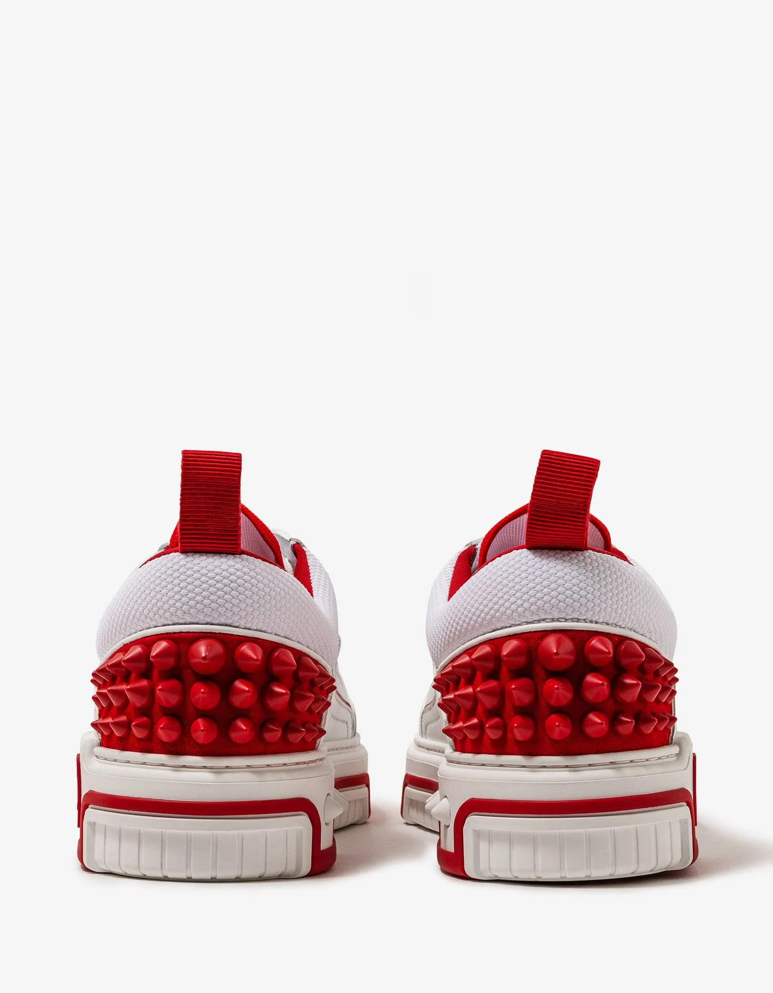 Christian Louboutin Astroloubi White & Red Trainers