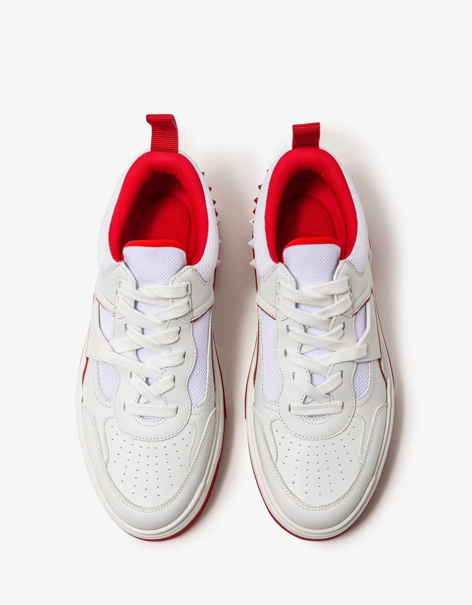 Christian Louboutin Astroloubi White & Red Trainers