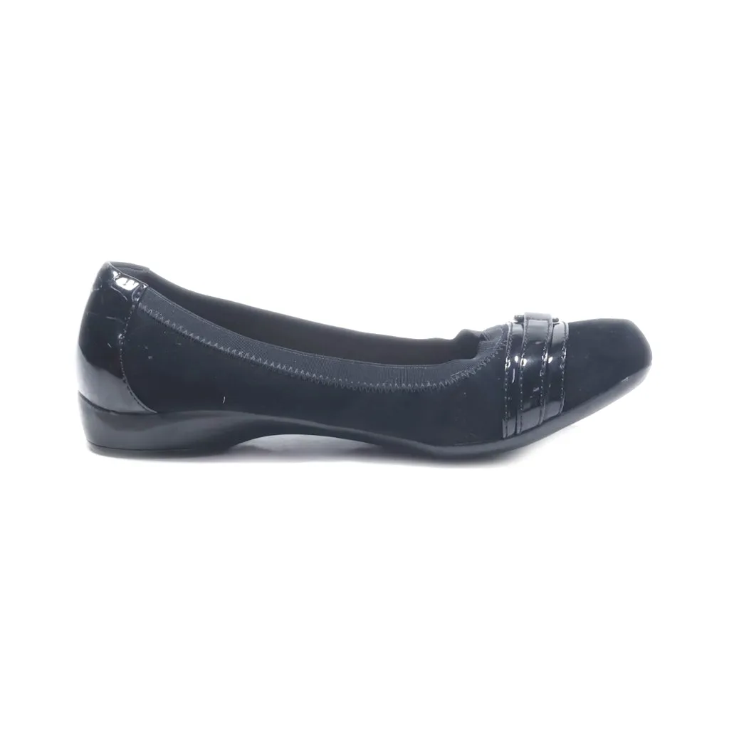 Clarks Ballerinas Suede Black Colour For Women