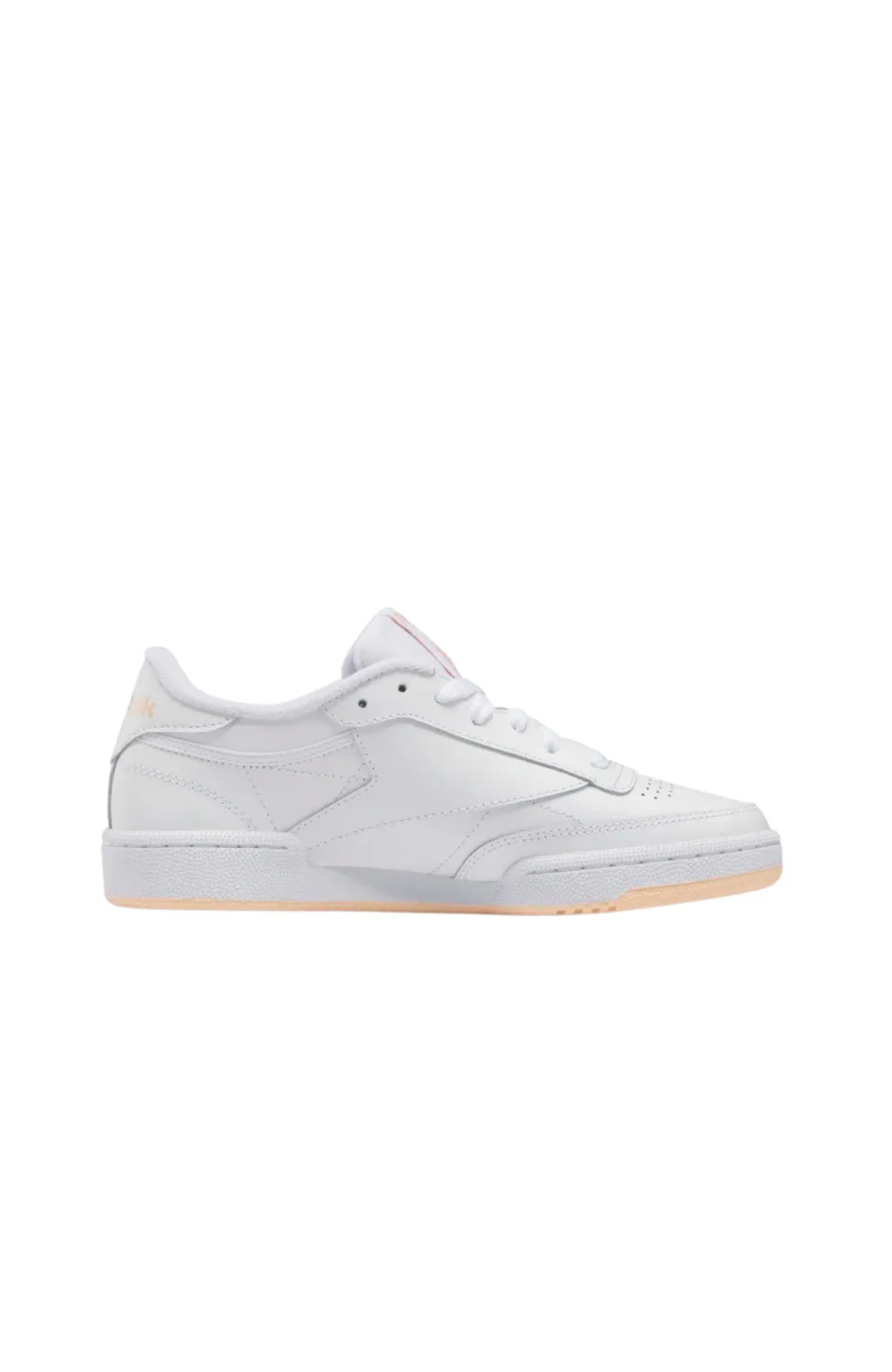 Club C 85 Shoe White Aura Orange