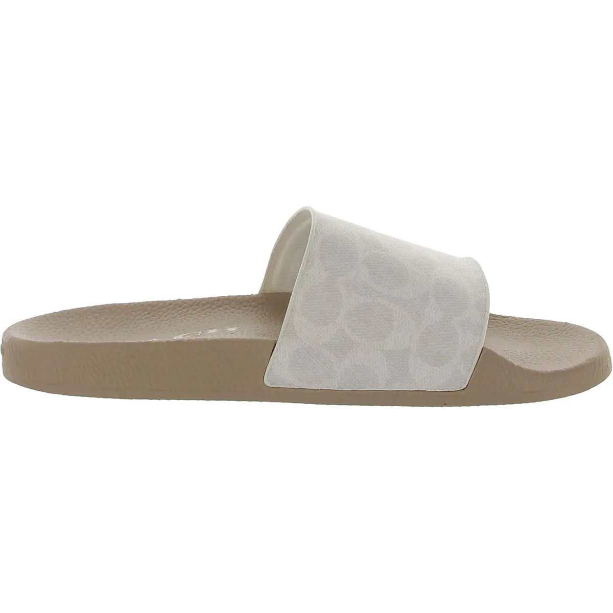 Coach Womens Udelle Logo Flats Pool Slides