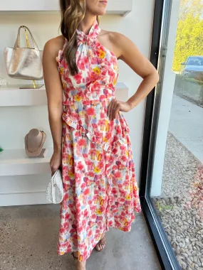 Coral Giada Dress