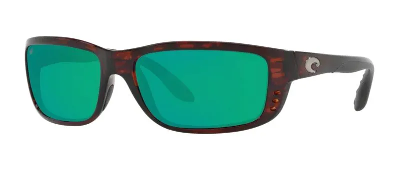 Costa Del Mar Mens Zane Tortoise Frame - Green Mirror 580 Glass Lens - Polarized Sunglasses